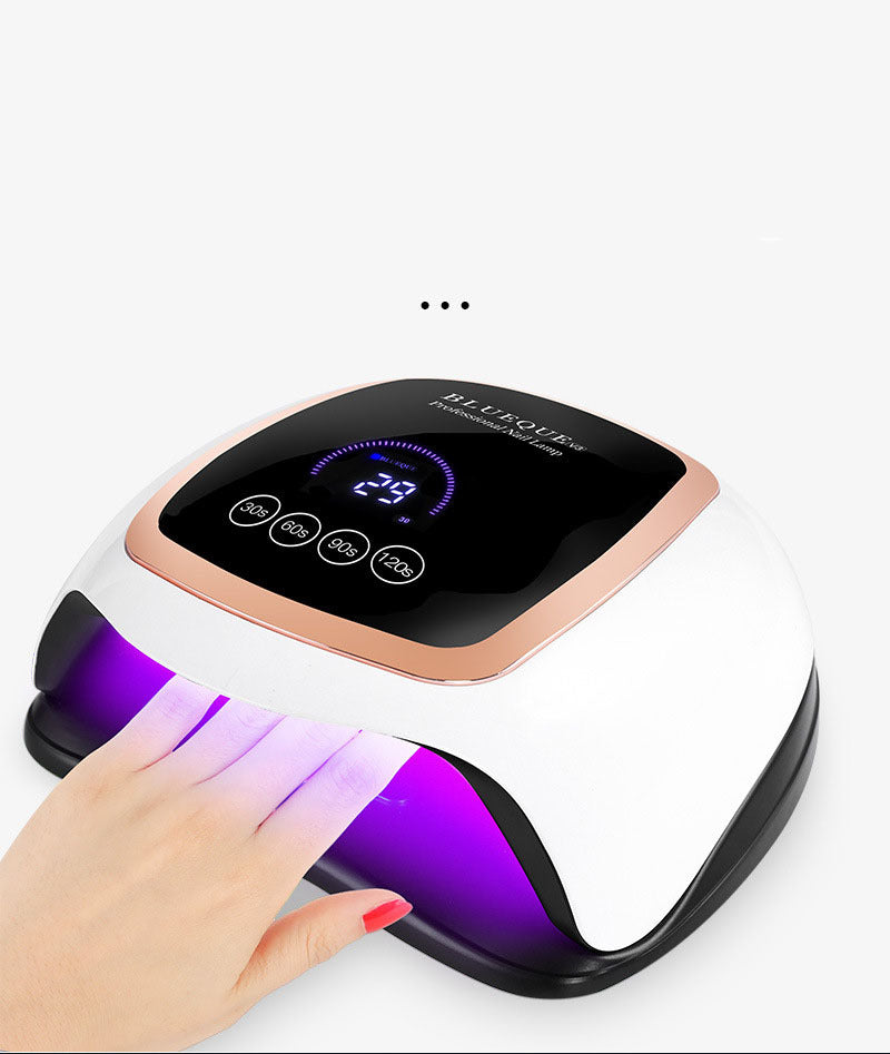 BLUEQUE Nail Lamp – UV/LED Gel Polish Curing Light for Manicures